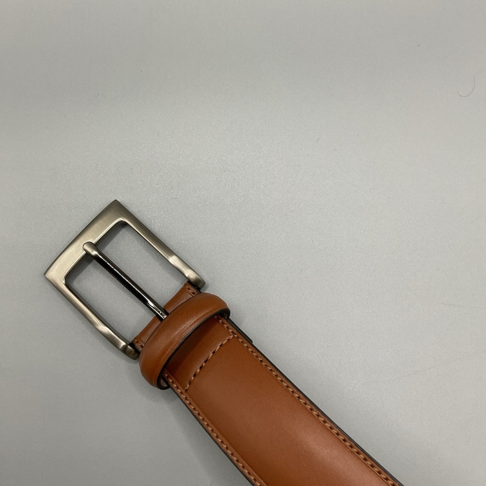 Perry Ellis Tan Leather Belt